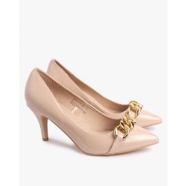 VIVIANA,Women Stilettos with Chain Accent