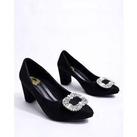 SHOETOPIA, Women Embellished Pointed-Toe Pumps
