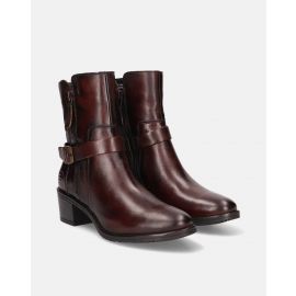 BAGATT,Leather Ankle-Length Boots with Zip Closure