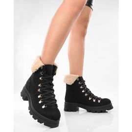 ADORLY, Ankle-Length Lace-Up Boots