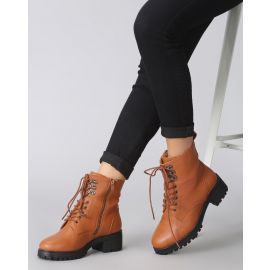 MONROW, Ankle-Length Boots with Zip Closure