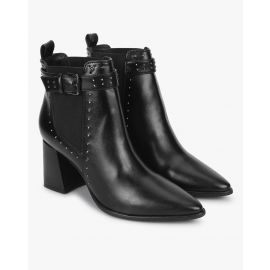 YOHO, Women Ankle-Length Boots with Buckle Accent