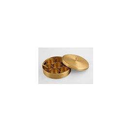 IKIRU Masala Box Round Atching | Spices Storage Box