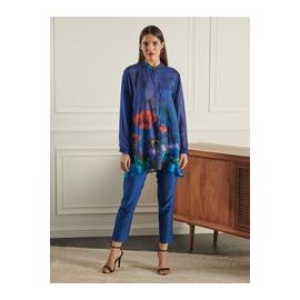 BLUE BODHI CONCEAL BUTTON SHIRT