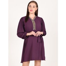 PURPLE RUBINA DRESS