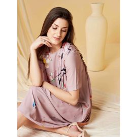 BLUSH ORCHID SH PLEATED DRESS