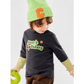 Kids Striped High Neck Top