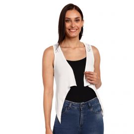 ESPRESSO WOMENS SLEEVELESS SHRUGS